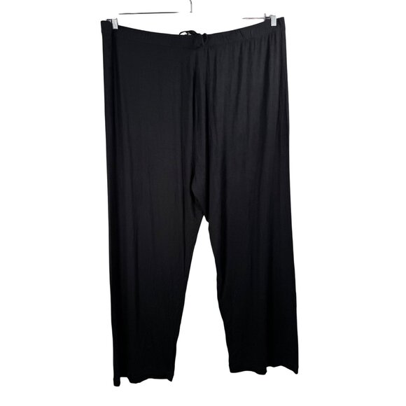 skims Loose lounge pants black Onyx stretchy comfy black sz 4XL - Picture 5 of 9